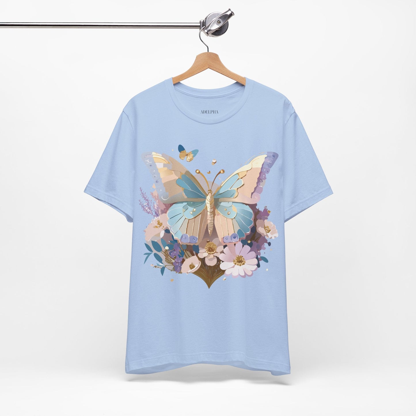 Adelpha Vintage Inspired Graphic T Shirt Unisex Short Sleeve