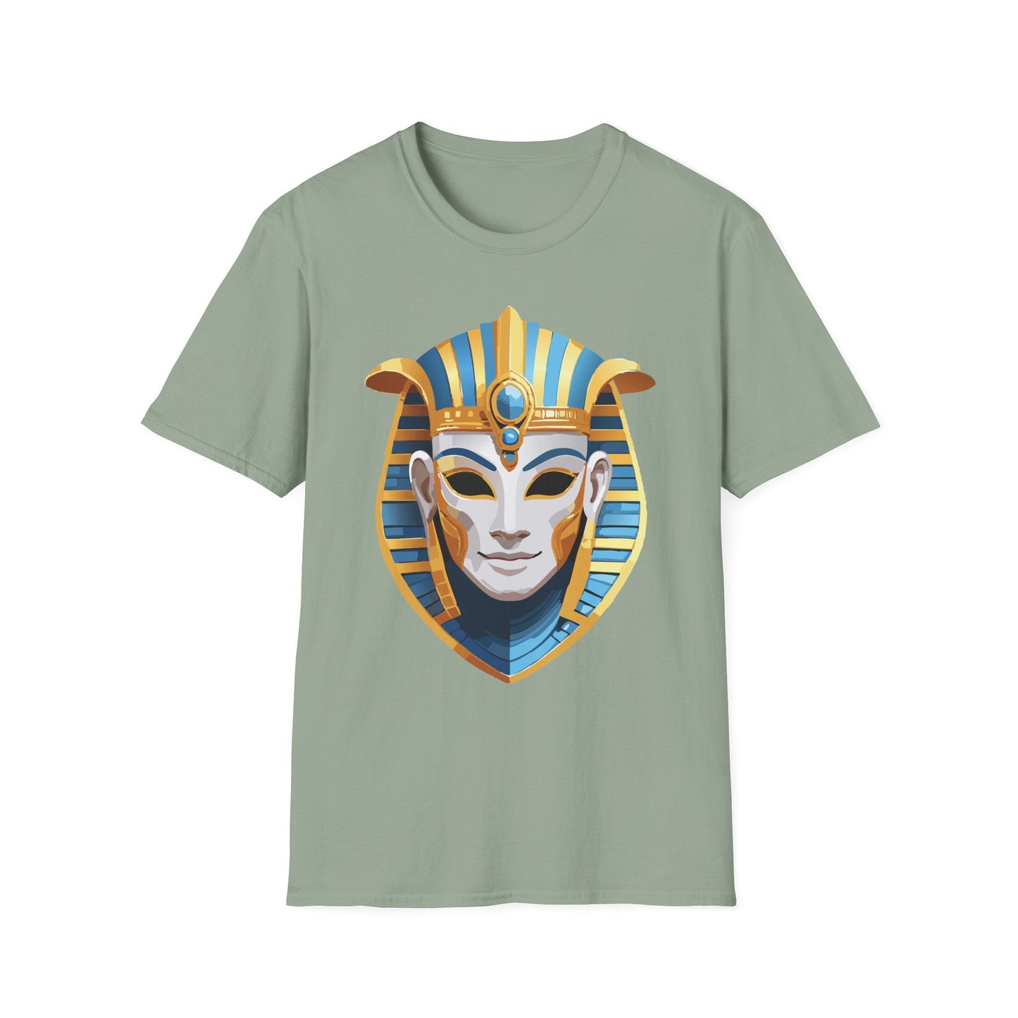 Mask Tee Shirt Unisex Gildan Softstyle 64000 Cotton Tee With Masquerade Design Artwork