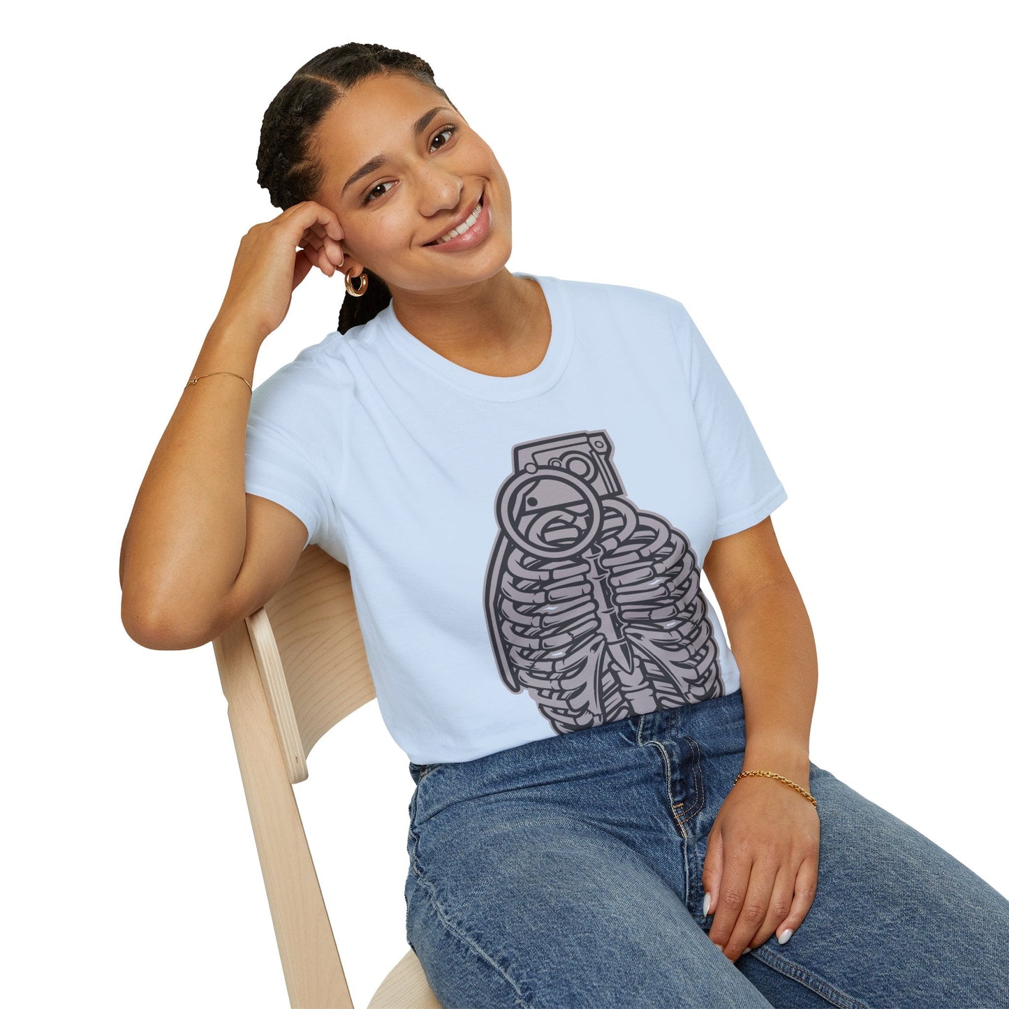 Cartoon T Shirt Animation T Shirt Funny Tee Shirt Unisex Gildan Softstyle 64000 Cotton