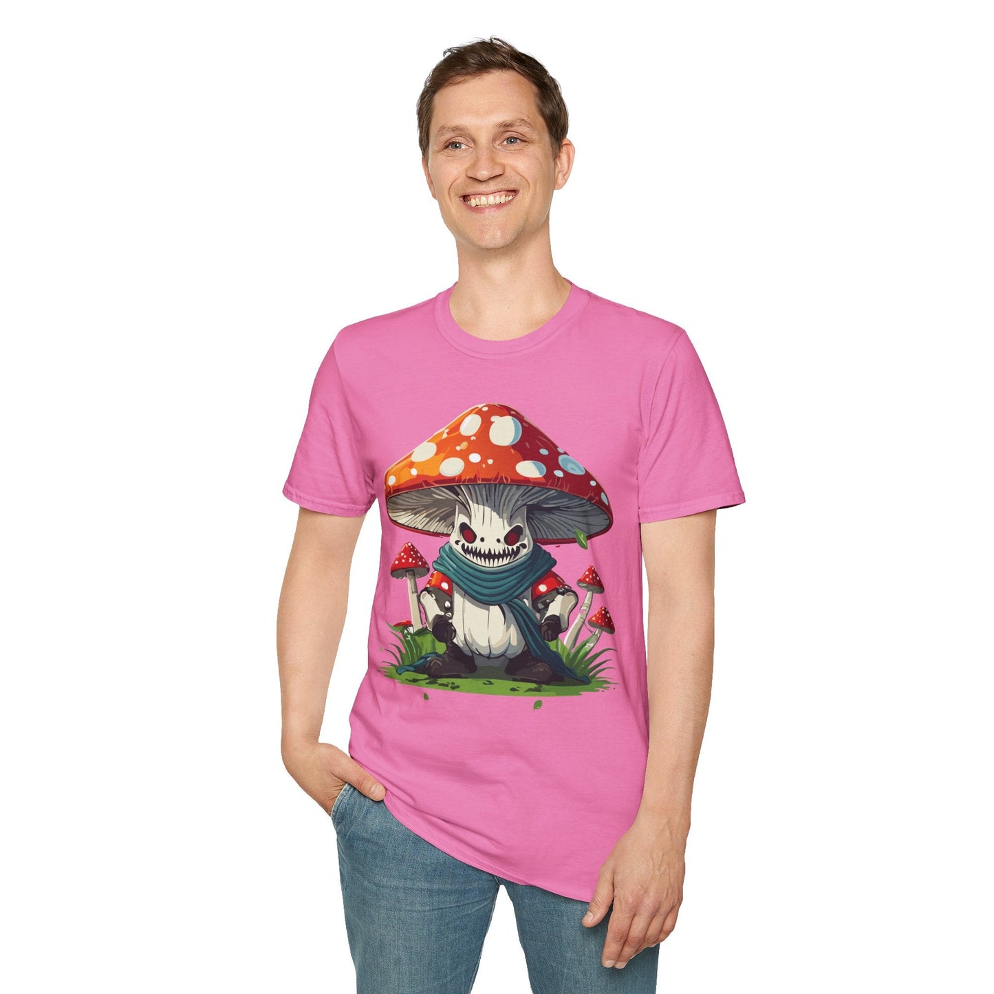 Unisex Mashroom T Shirt Funny Fungus Inspired Design Gildan Softstyle 64000 Tee Shirt