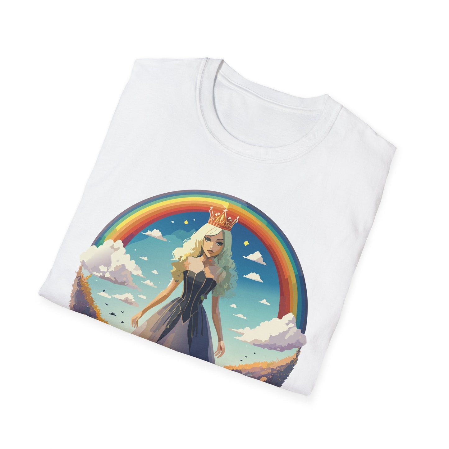 Womens Graphic T Shirt Art Design Tee 100 Percent Cotton Short Sleeve Softstyle Unisex