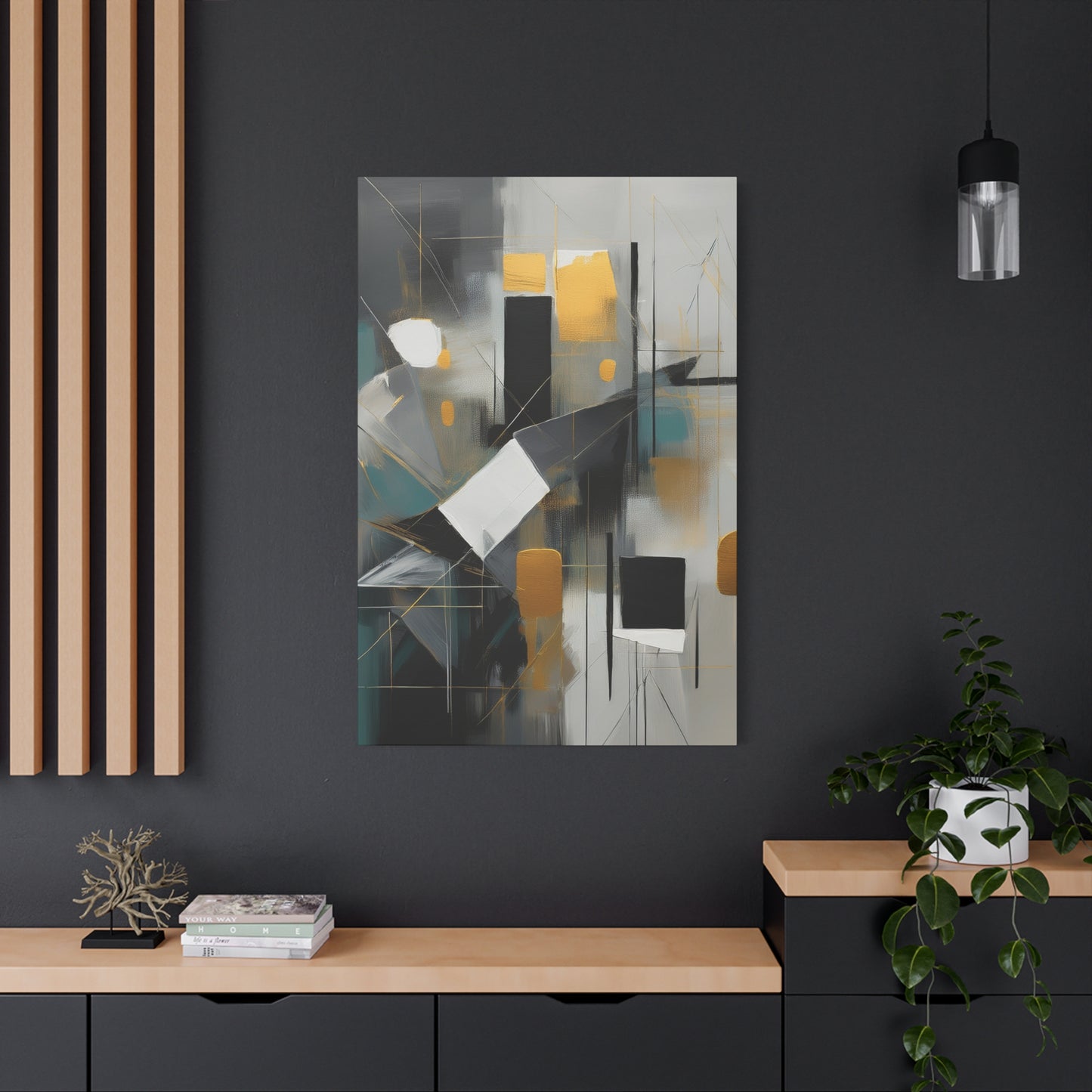 Abstract Oil Painting Print Canvas 20x24,20x30,24x30 24x32,24x36,30x40 32x48,36x48,40x60 Pine-Wood Inner Frame ABS-205