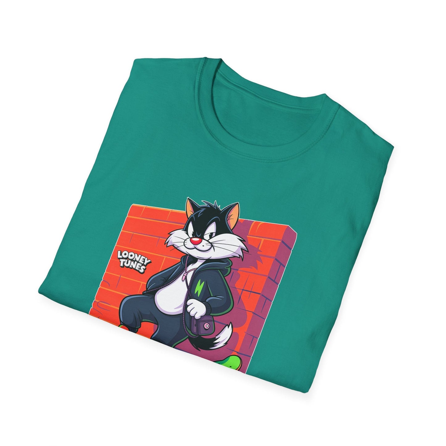 Cartoon T Shirt With Animation Design Unisex Softstyle Graphic Tee Funny Animals