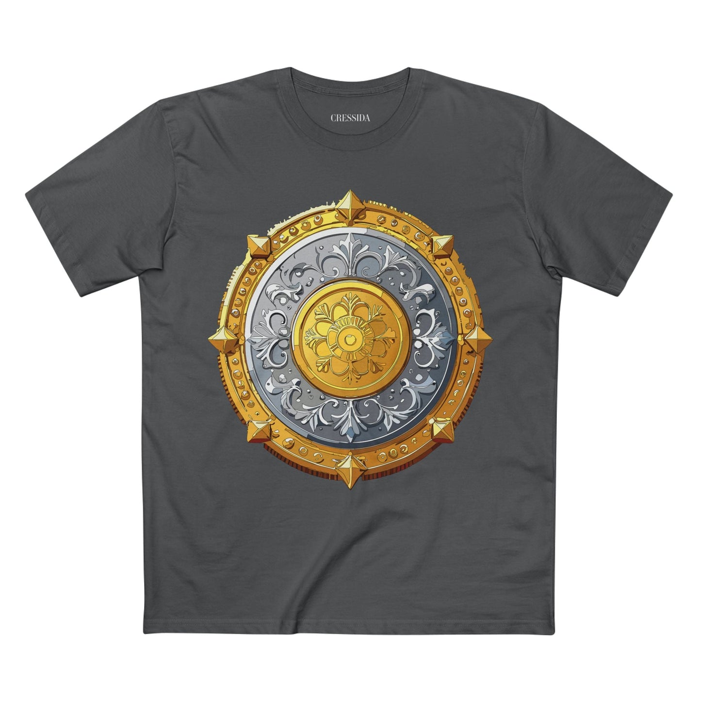 Antique Gold Coin Graphic Design T-Shirt Unisex 100 Cotton With Golden Print Artwork Tee 22