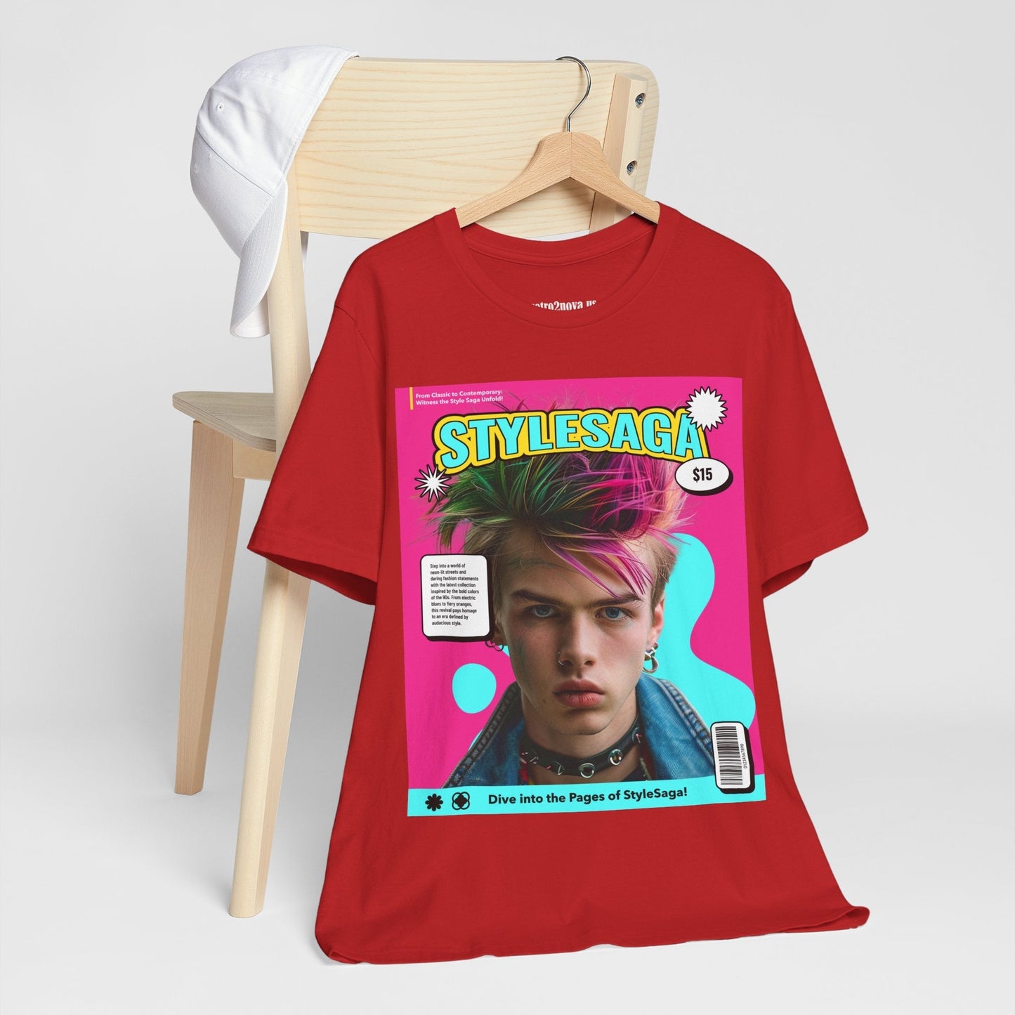 Magazine Cover Shirt Unisex Jersey Short Sleeve Tee Lightweight 4.2 Oz