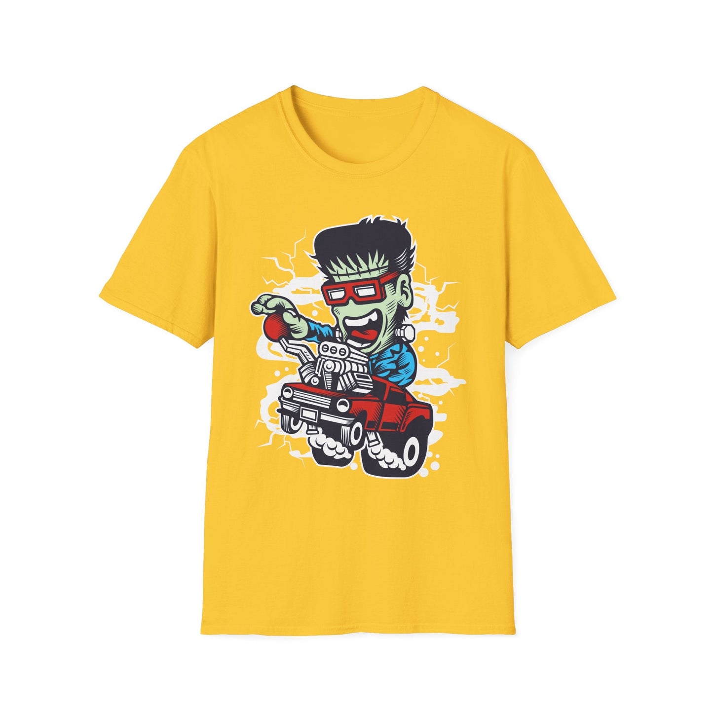 Cartoon T Shirt Animation Tee Funny Unisex Softstyle Gildan 64000 100 Percent Cotton