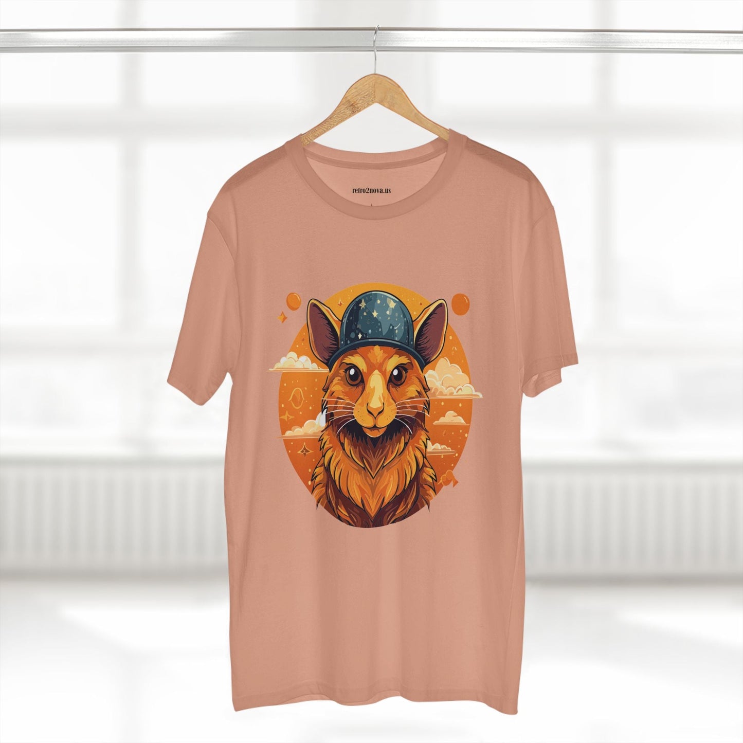 Rabbit Shirt Unisex Premium Cotton Tee With Original Art Design From Retro2Nova Art Collection Soft Breathable Comfort
