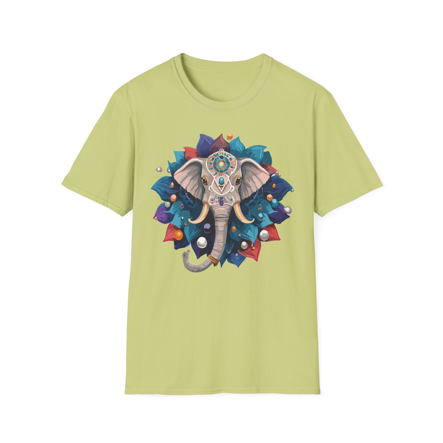 Elephant T Shirt Unisex Softstyle 64000 Short Sleeve Cotton Tee Comfortable Everyday Wear
