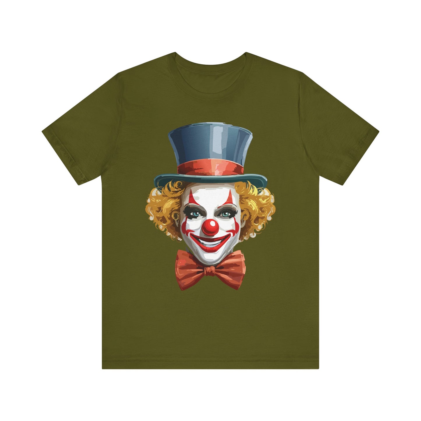 Clown Shirt, Funny Shirt, T-Shirt with Clown, Funny Art Design Tee, Circus Tees, Circus T-Shirt, Unisex Humor Wear 11