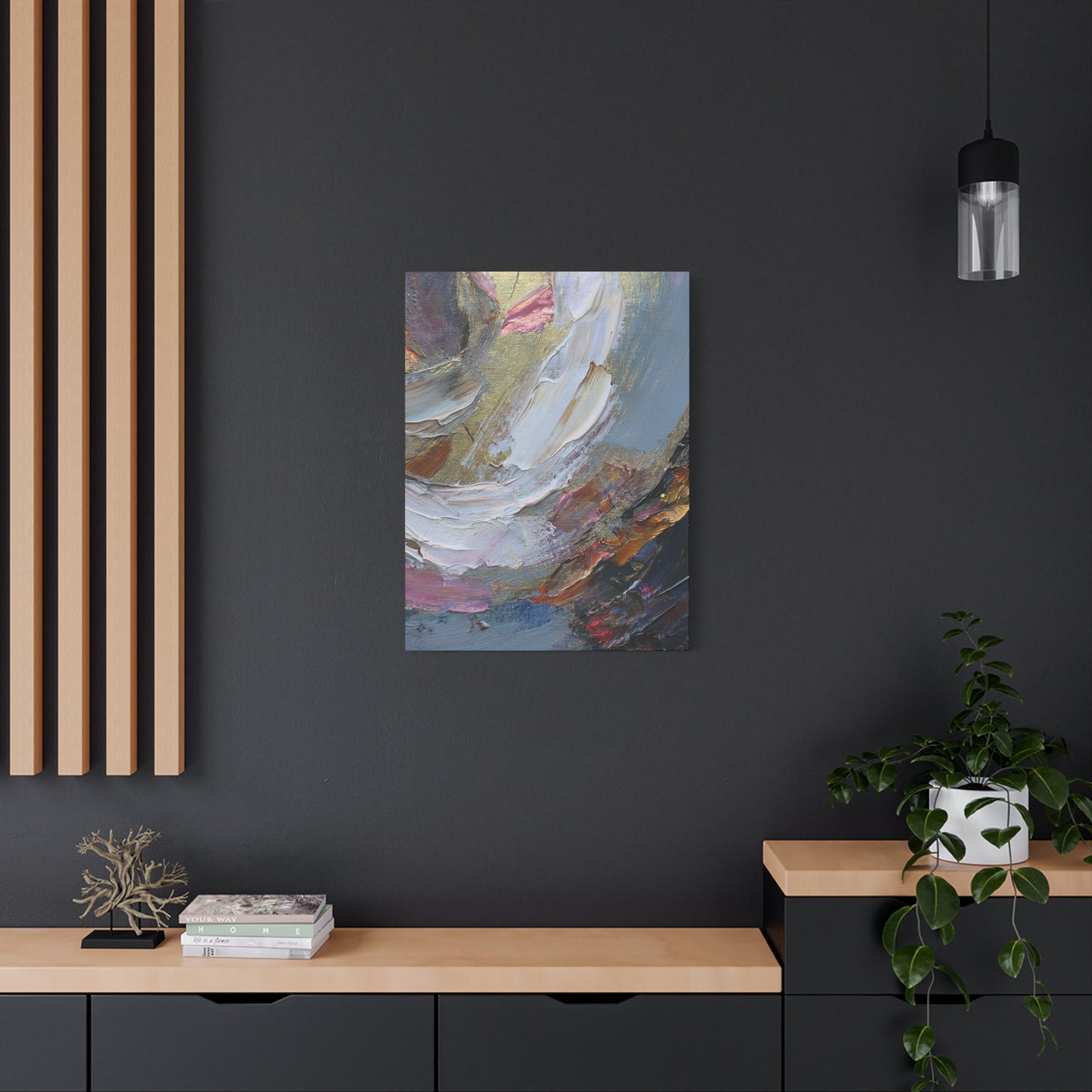 Abstract Oil Painting Print Canvas 20x24,20x30,24x30 24x32,24x36,30x40 32x48,36x48,40x60 Pine-Wood Inner Frame ABS-87