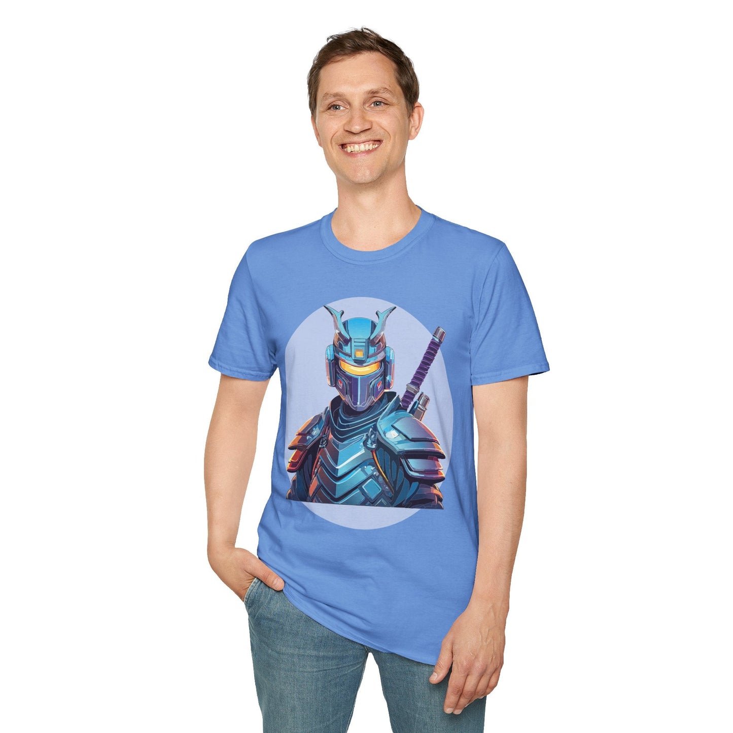Samurai Shirt Unisex Softstyle Tee 64000 Gildan 100 Percent Ring Spun Cotton Comfort Fit