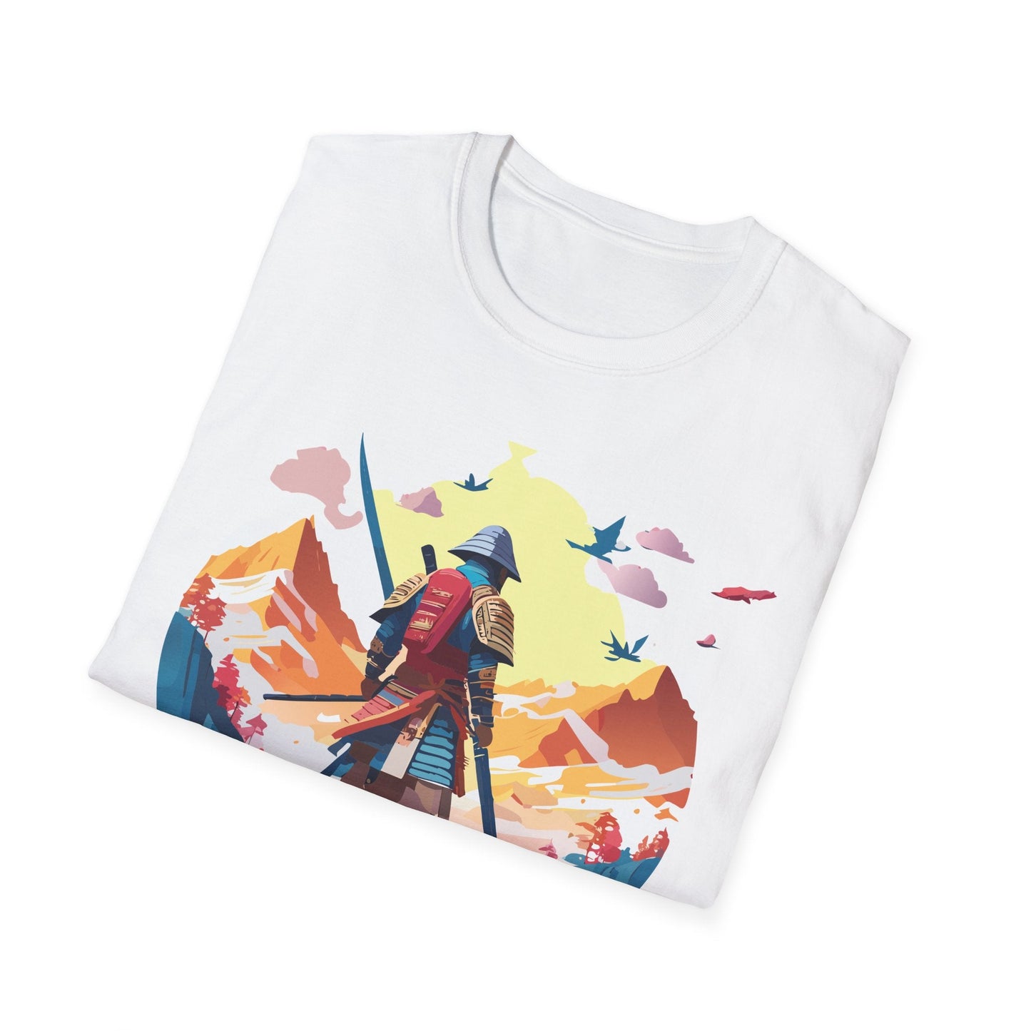 Samurai Shirt Unisex T Shirt Gildan Softstyle 64000 Cotton Tee For Everyday Comfort