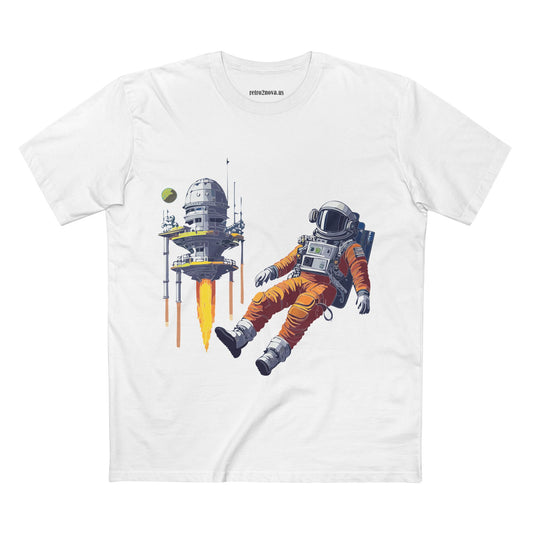 Cosmos Astronaut Graphic Tee Staple Unisex 100 Cotton Tee Shirt - CS-6