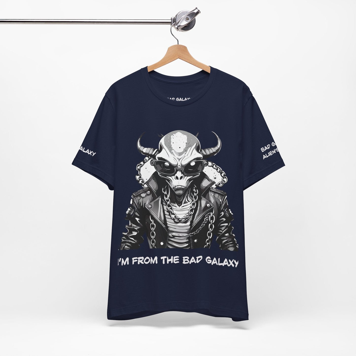 Alien Tee Shirt From Bad Galaxy 100 Cotton Made To Order With Eco Friendly Inks Free Shipping
