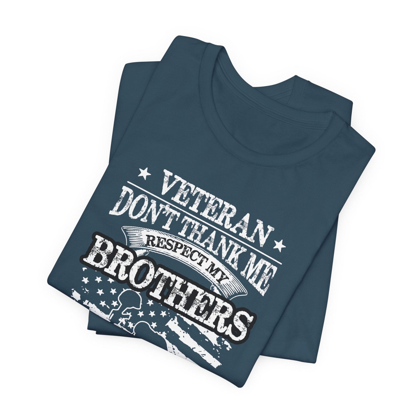 Army Veteran Patriotic Graphic Design Unisex Cotton T-Shirt v60