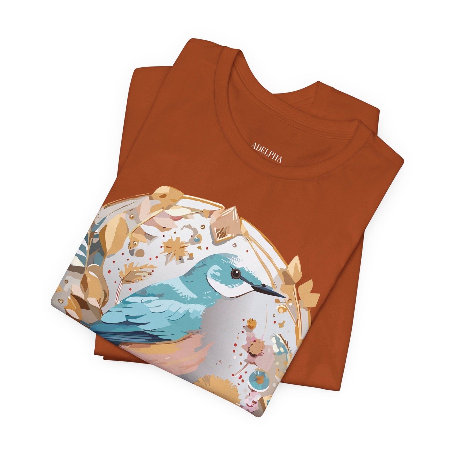 Adelpha Graphic T Shirt Unisex Jersey Short Sleeve Medallion Artwork Vintage Inspired Tee
