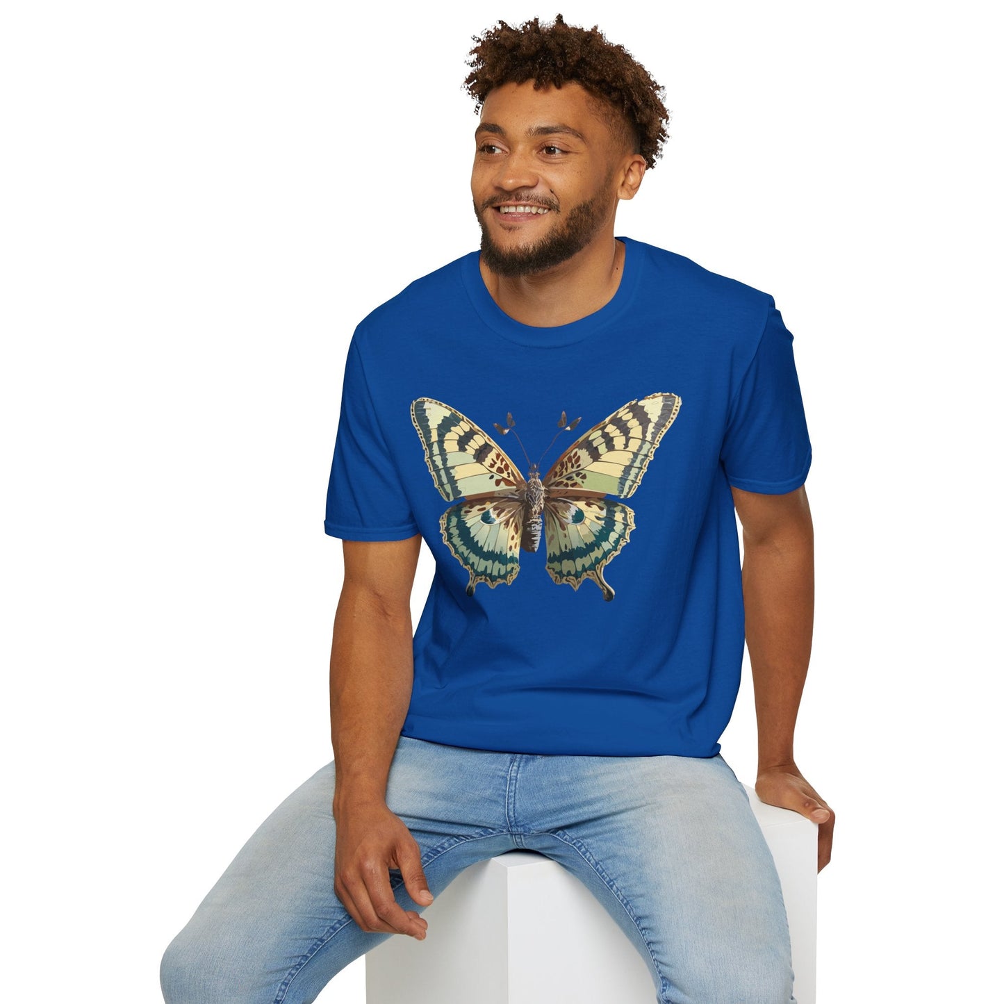 Butterfly Shirt Unisex T Shirt Monarch Butterfly Print Softstyle Gildan 64000 Tee