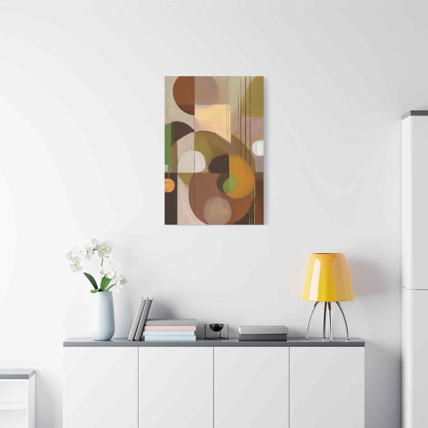Abstract Geometric Painting Print Canvas 20x24,20x30,24x30 24x32,24x36,30x40 32x48,36x48,40x60 Pine-Wood Inner Frame ABS-54