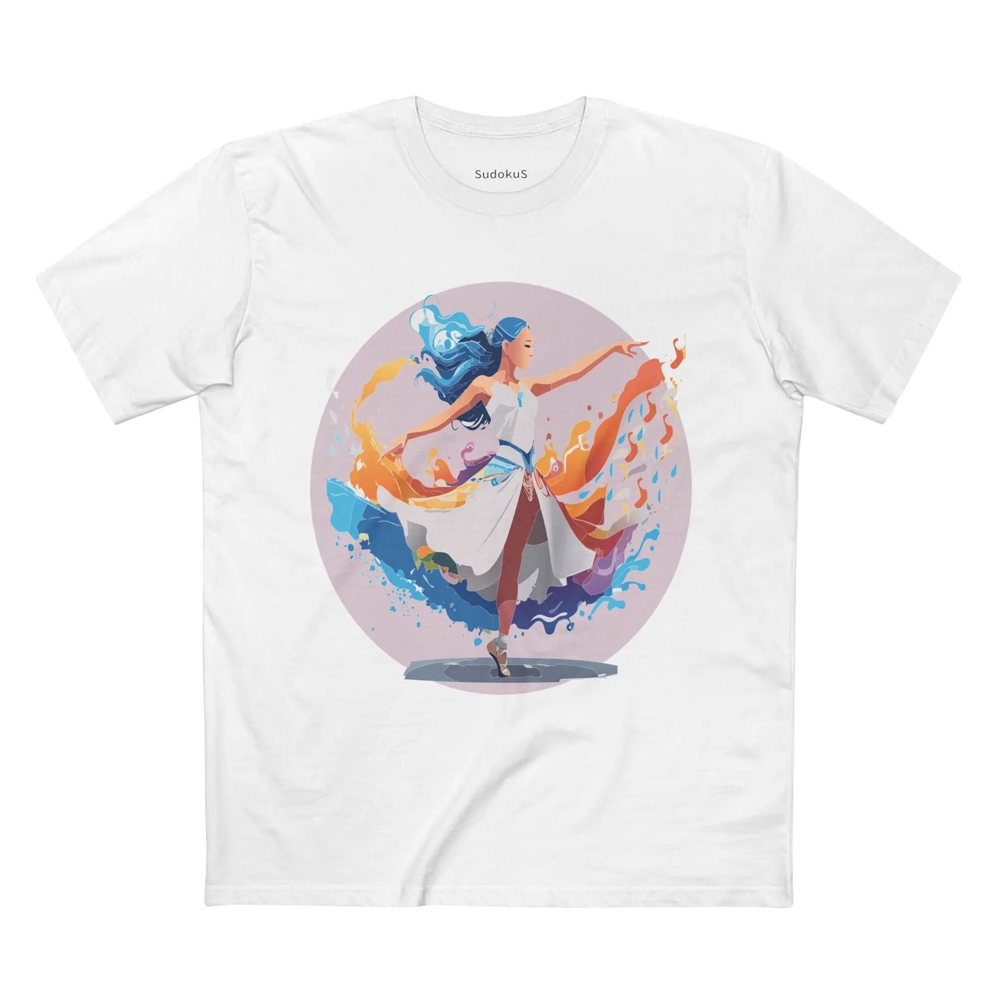 Dancer Graphic Unisex 100 Cotton Staple Tee 11