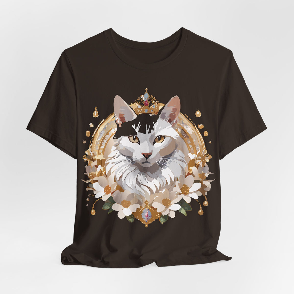 Medallion Graphic Unisex Cotton Bella+Canvas Tee with Art Design d68