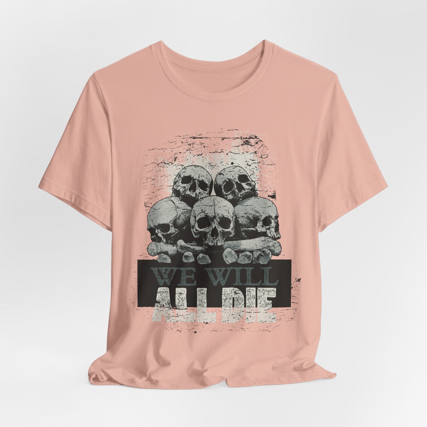 All Die Skull Graphic Design Tee, Skull Shirt, Vintage Tees, Art Design T-Shirt, Graphic Tee, Art Shirts