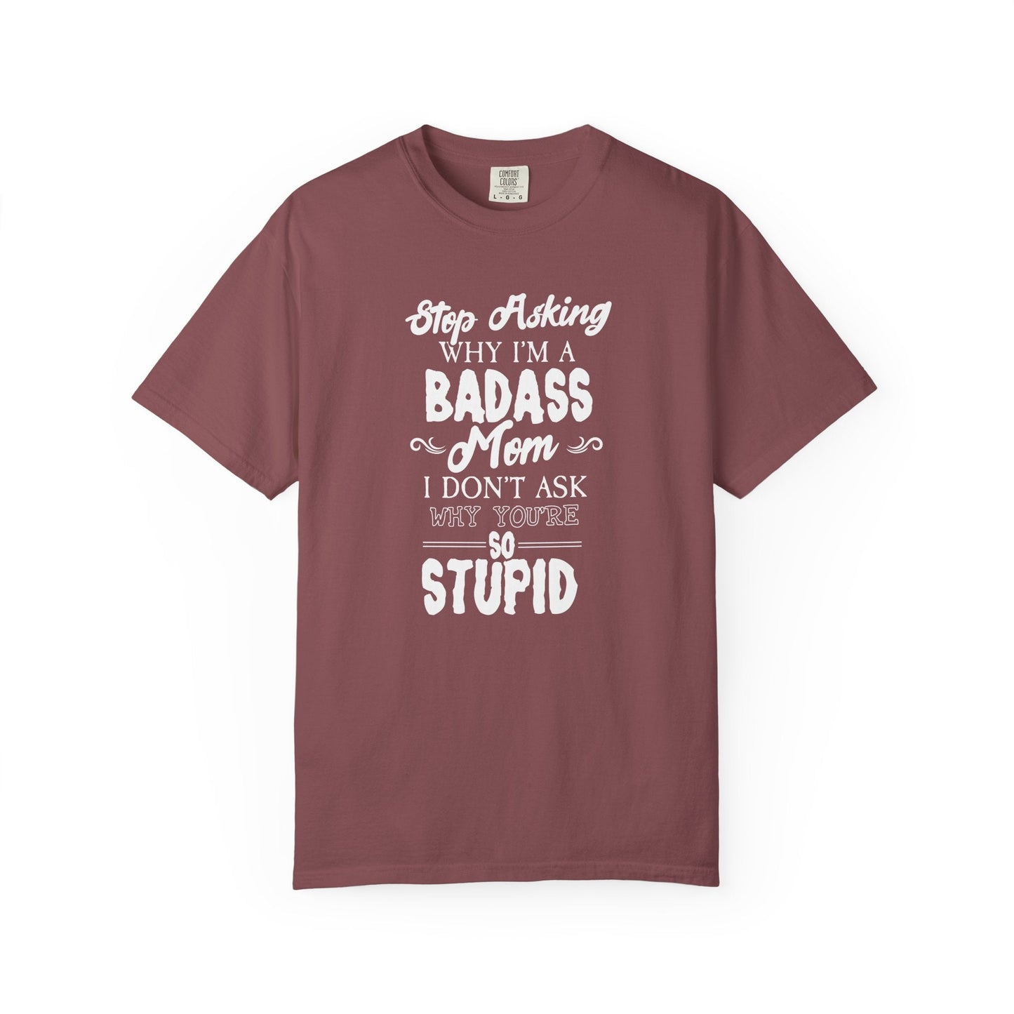 Mom T-shirt Mother's Day Mama Tee Unisex Comfort Colors Garment-Dyed Cotton h39