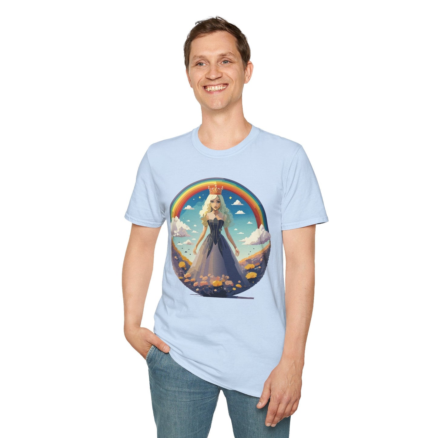 Womens Graphic T Shirt Art Design Tee 100 Percent Cotton Short Sleeve Softstyle Unisex