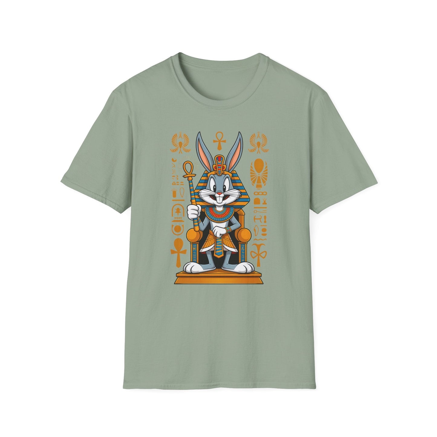 Bugs Bunny T Shirt Unisex Softstyle 64000 Cartoon Animation Tee Ring Spun Cotton