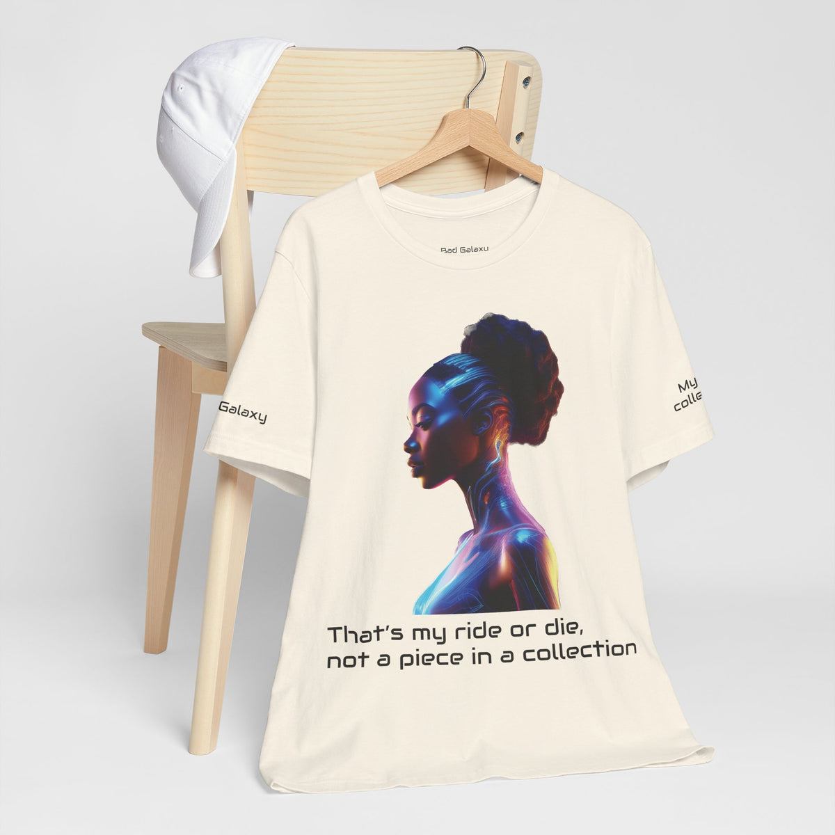 Car Graphic Unisex Cotton Bella+Canvas Tee with Art Design b16