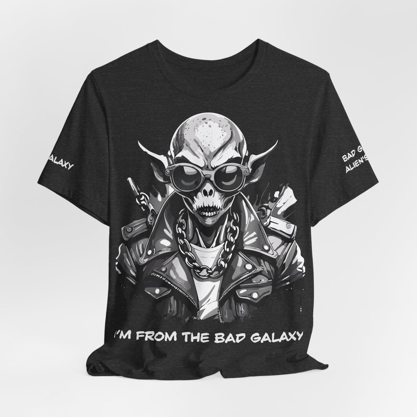 Alien Tee Shirt From Bad Galaxy Made To Order Free Shipping 100 Percent Cotton Eco Friendly In USA