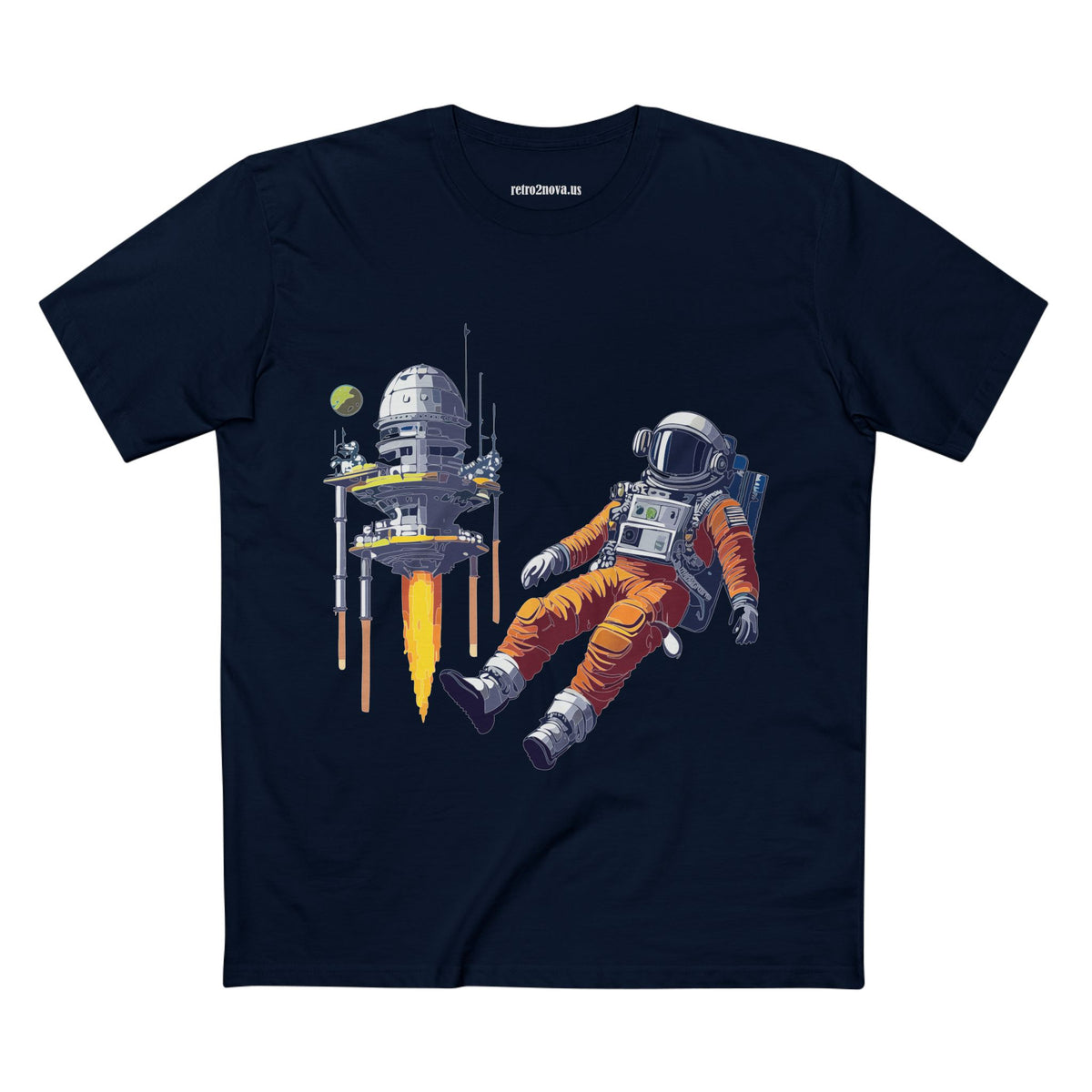 Cosmos Astronaut Graphic Tee Staple Unisex 100 Cotton Tee Shirt - CS-6