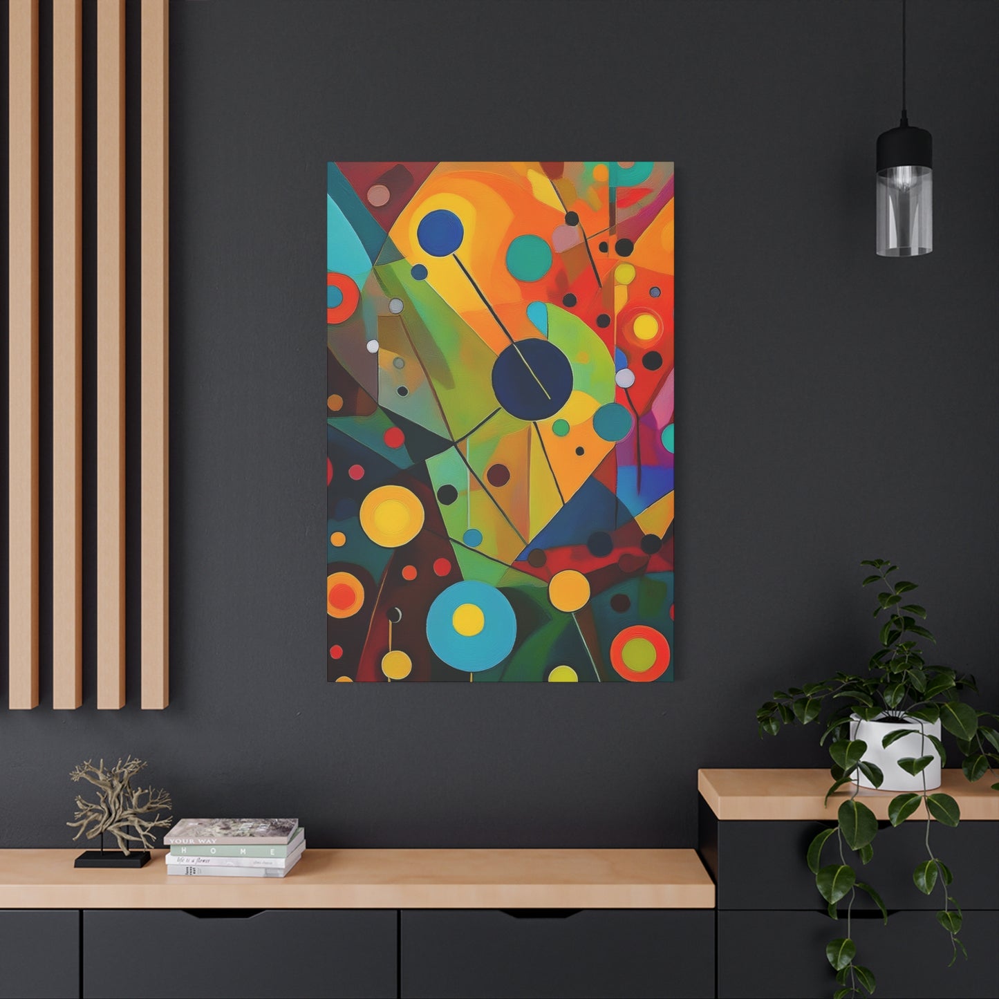 Abstract Oil Painting Print Canvas 20x24,20x30,24x30 24x32,24x36,30x40 32x48,36x48,40x60 Pine-Wood Inner Frame ABS-146