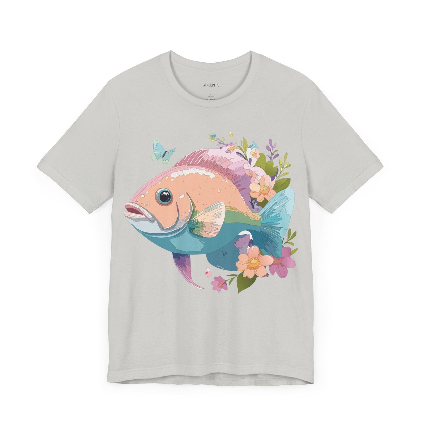 Fish Graphic Unisex 100 Cotton Vintage Artwork Tee 1