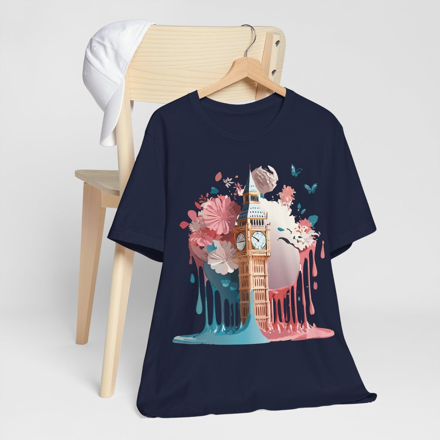 Adelpha London Graphic T Shirt Unisex Short Sleeve Tee For Everyday Style And Travel