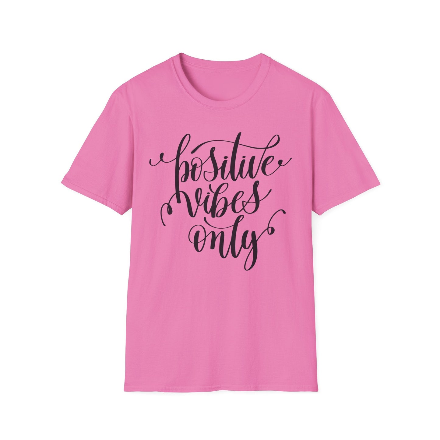 Positive Slogan T Shirts With Positive Words Unisex Short Sleeve Tee Gildan Softstyle 64000 Ring Spun Cotton