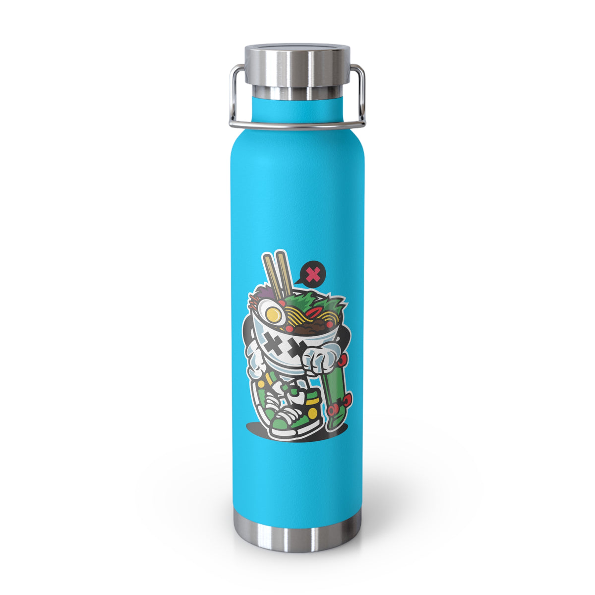22oz Copper Insulated Water Bottle with Cartoon Design - CV108