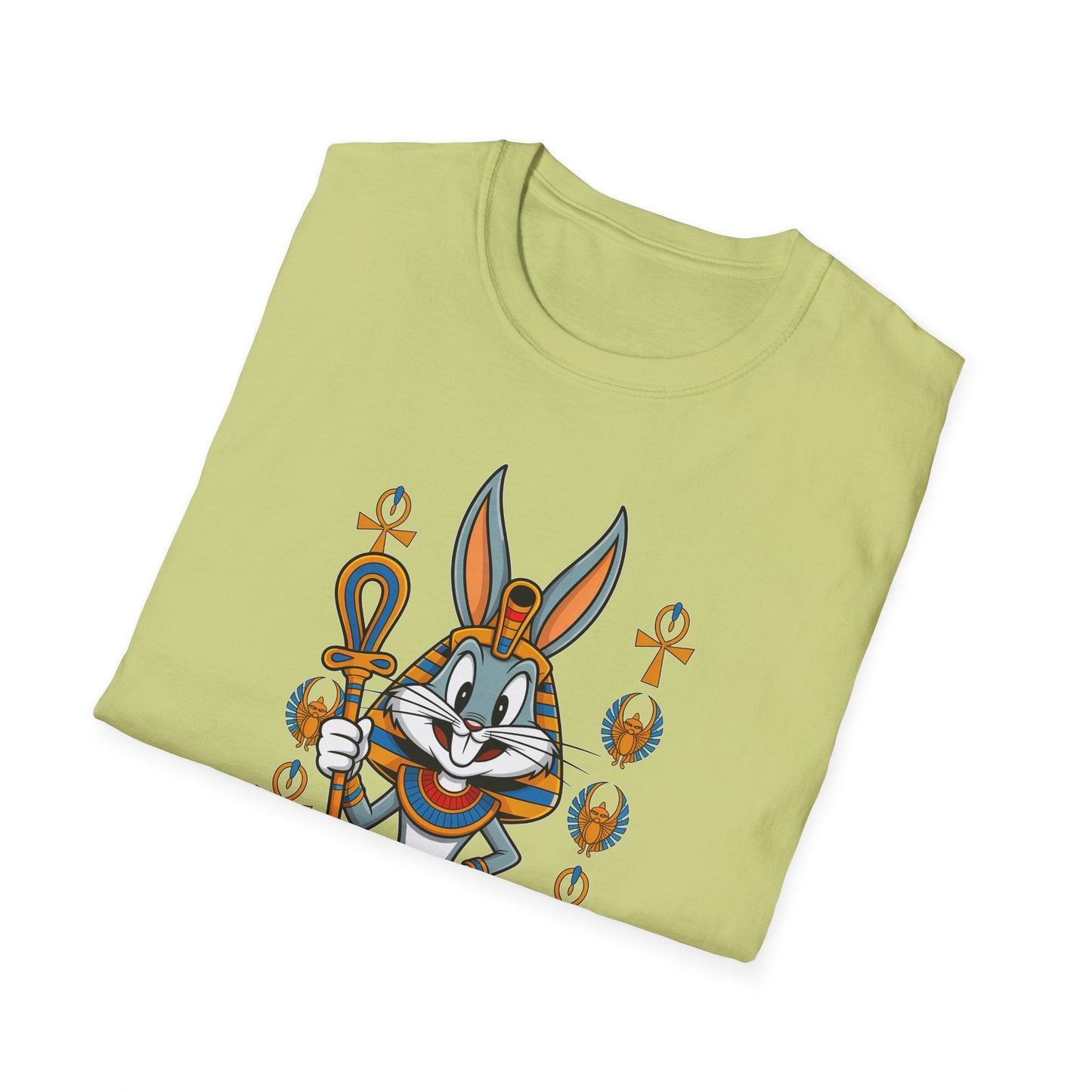 Cartoon Bunny Graphic Unisex Cotton Animal Animation Artwork Design Tee 31