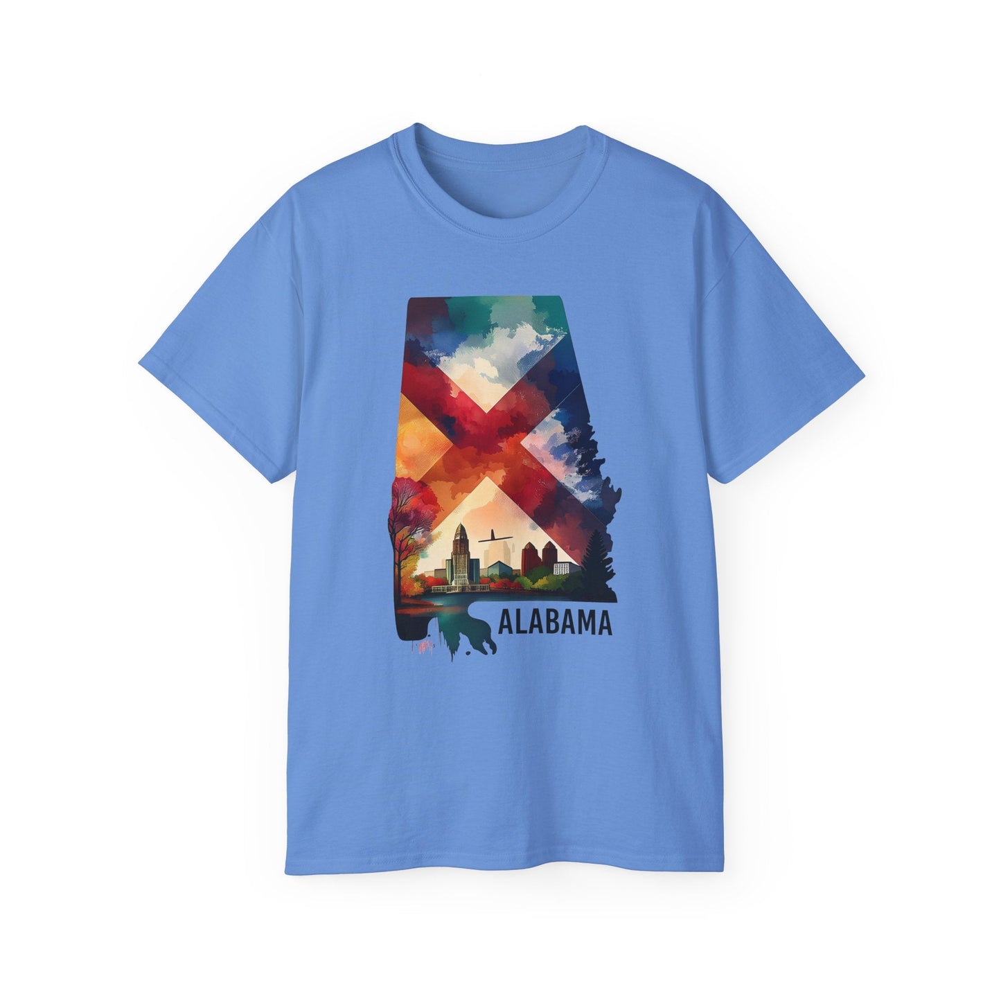 Alabama Graphic Unisex 100 Cotton T‑Shirt 1