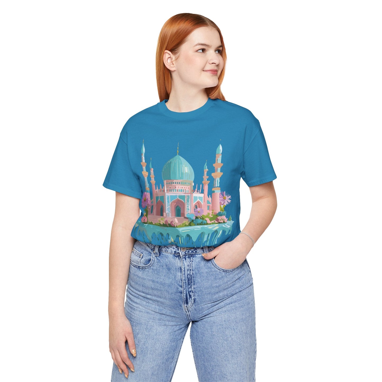Tourist Shirt With Tashkent Graphic Tee By Adelpha Unisex Short Sleeve Vintage Artwork