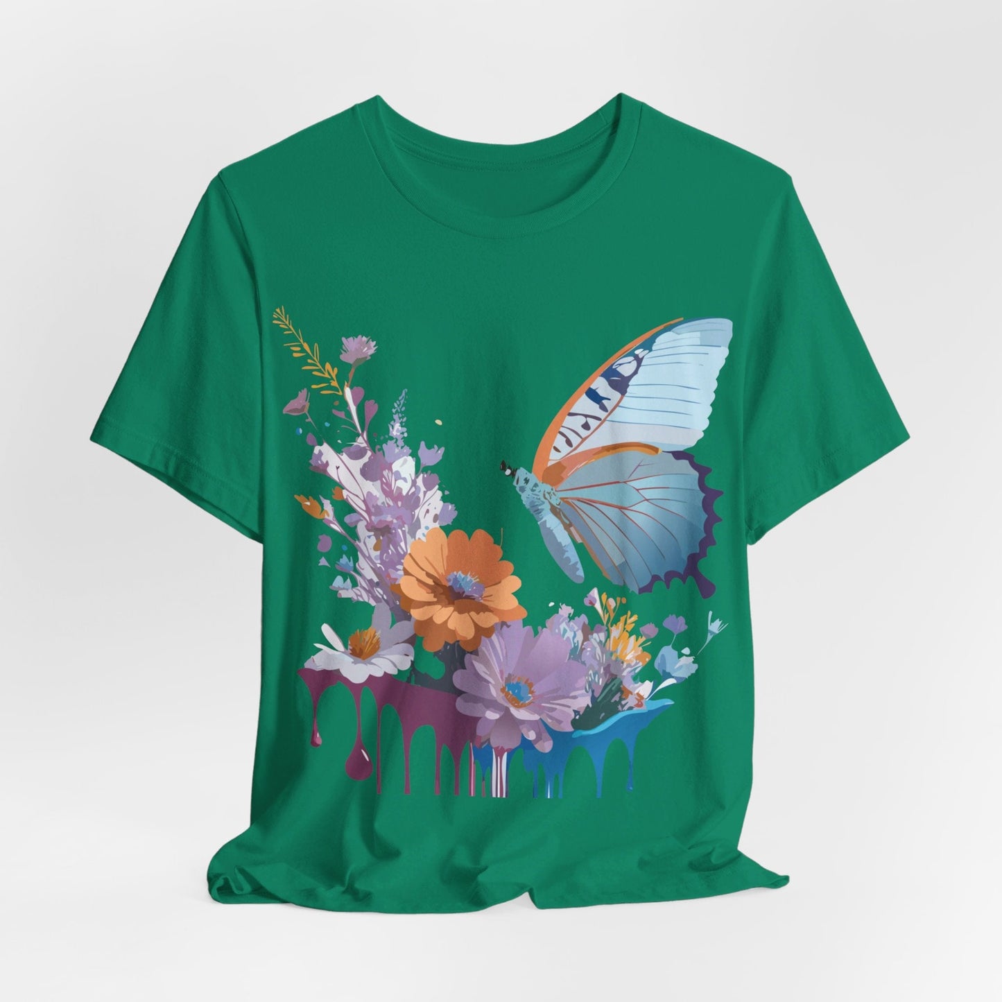 Butterfly Graphic Tee Unisex Jersey Short Sleeve Vintage Inspired Adelpha Art