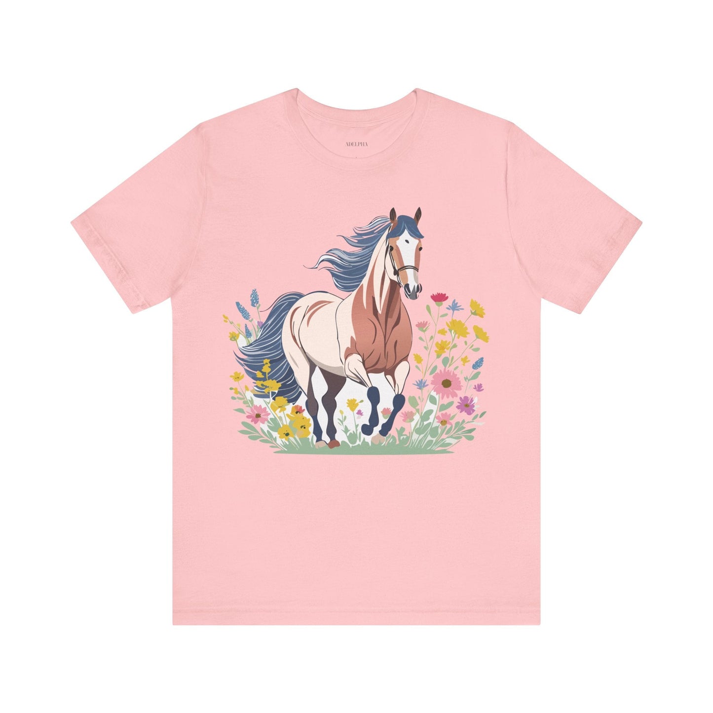 Horse Graphic Unisex 100 Cotton Vintage Animal Art T-Shirt 11