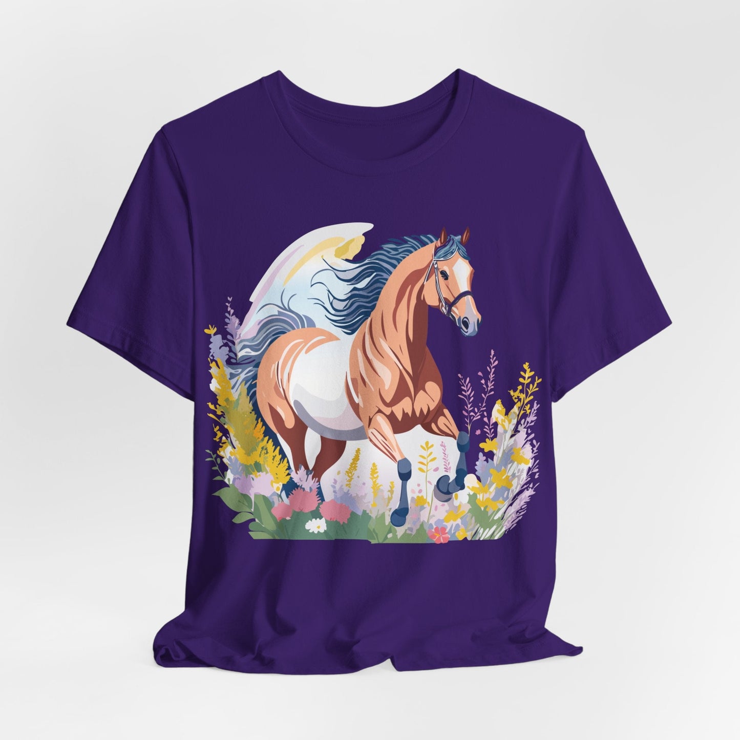 Horse Graphic Unisex 100 Cotton Vintage Animal Art T-Shirt 4
