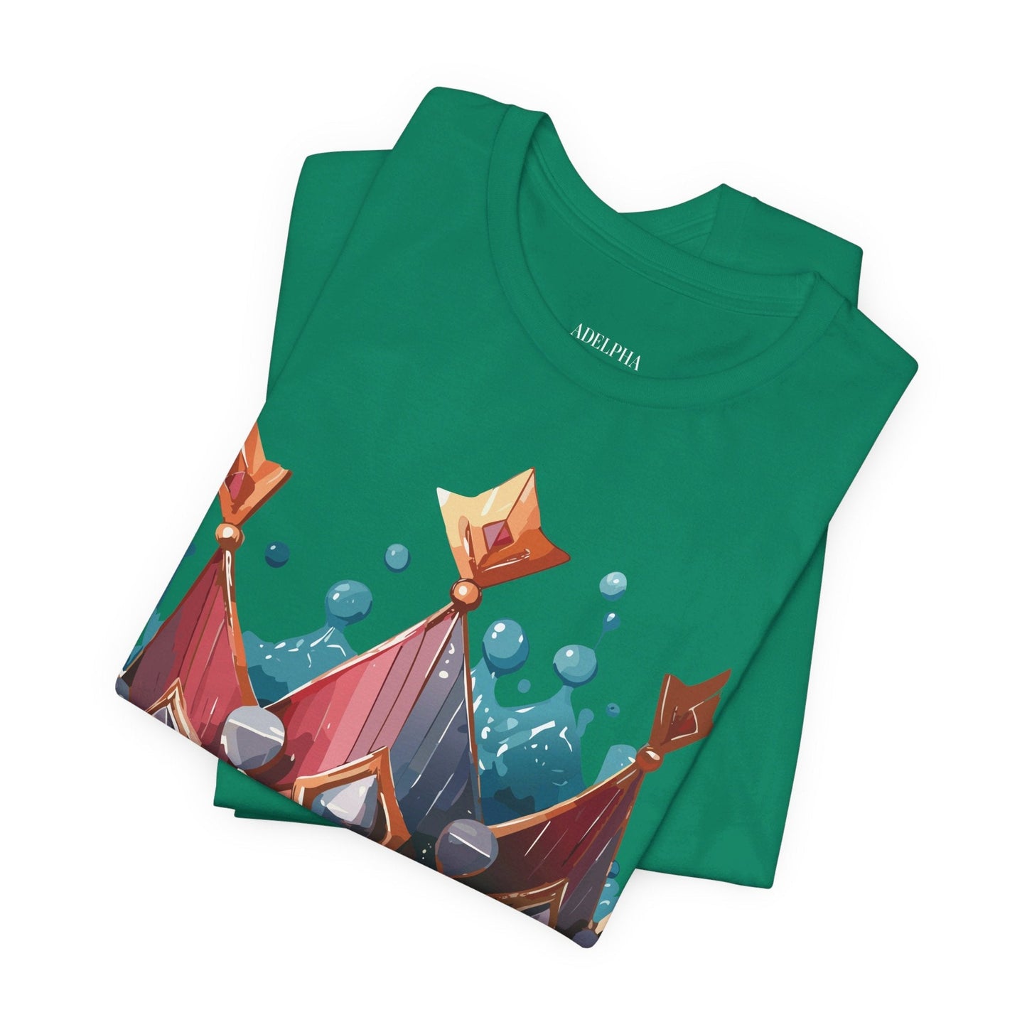 Crown Graphic Unisex 100 Cotton Vintage Artwork Tee 7