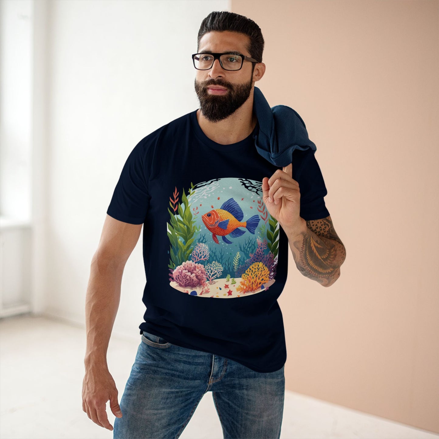 Ocean Shirt Ocean Pacific OP 10 Unisex Premium Cotton Art Tee Retro Inspired Design