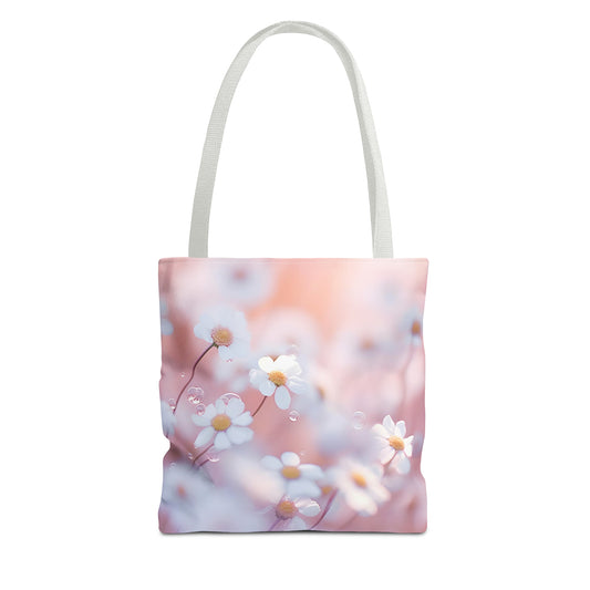 Canvas Bag with Floral Prints