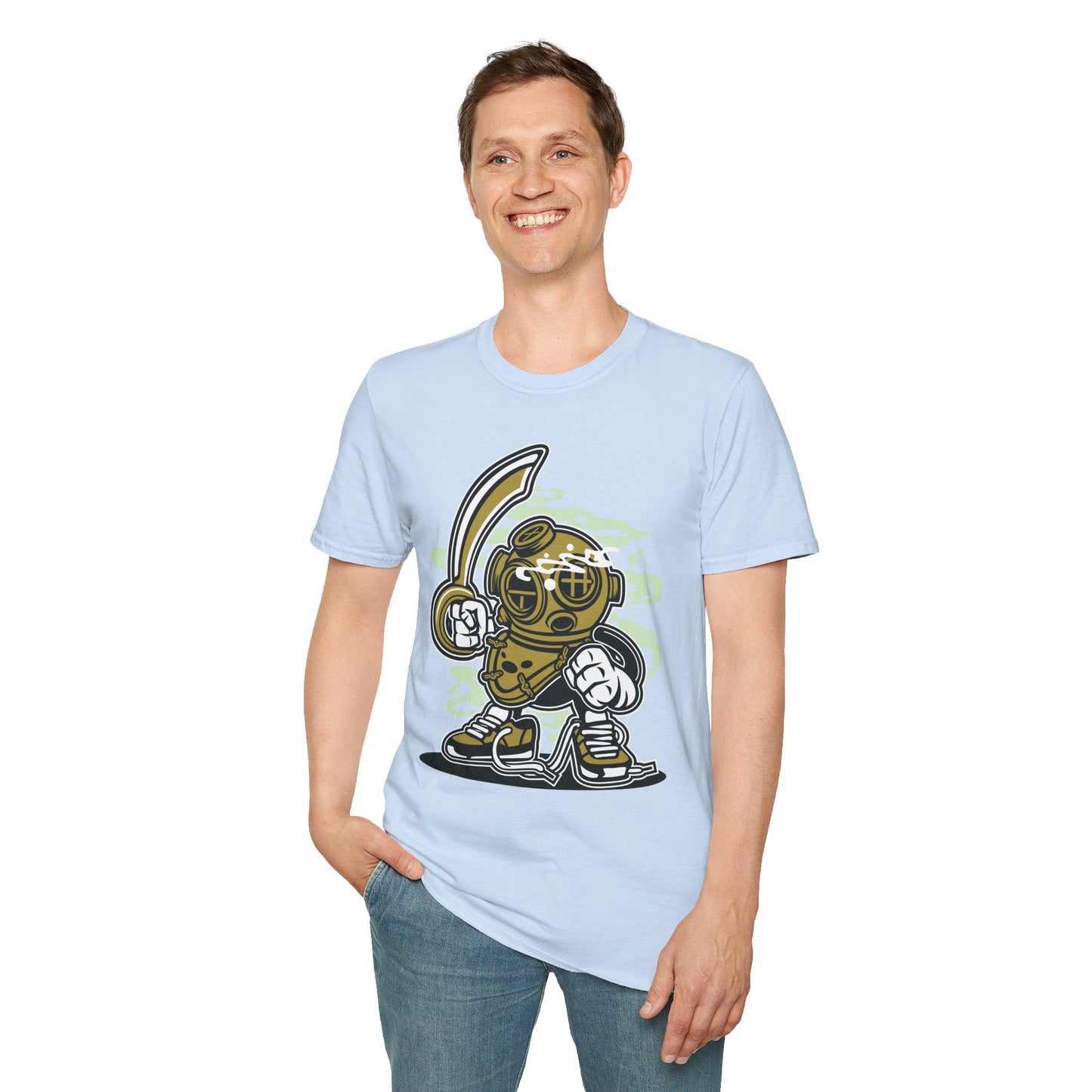 Cartoon T Shirt Animation Tee Funny Tee Shirt Unisex Gildan Softstyle Cotton Comfort