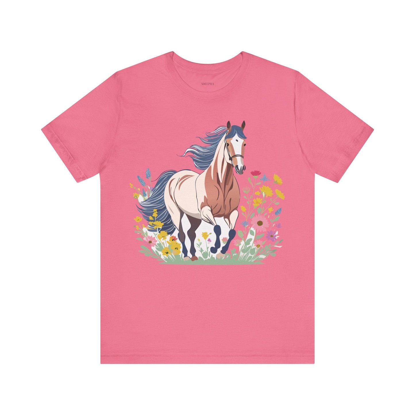 Horse Graphic Unisex 100 Cotton Vintage Animal Art T-Shirt 11