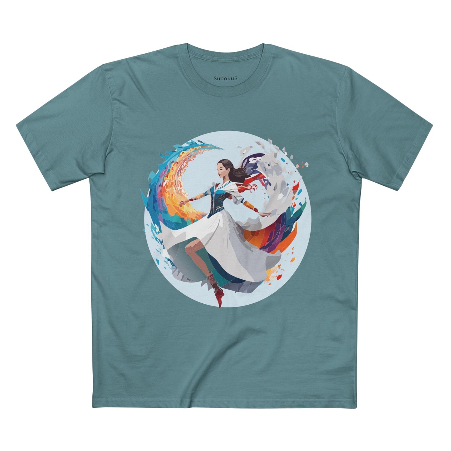 Dancer Graphic Unisex 100 Cotton Staple Tee 18