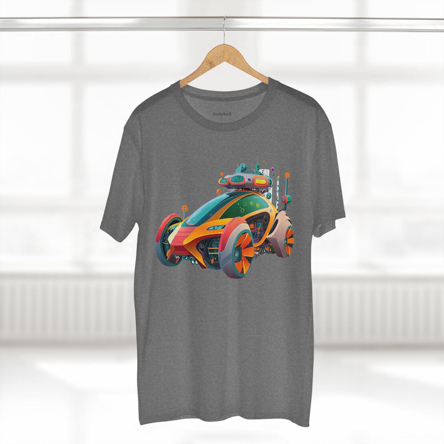 Car Graphic Unisex 100 Cotton Staple Tee 24