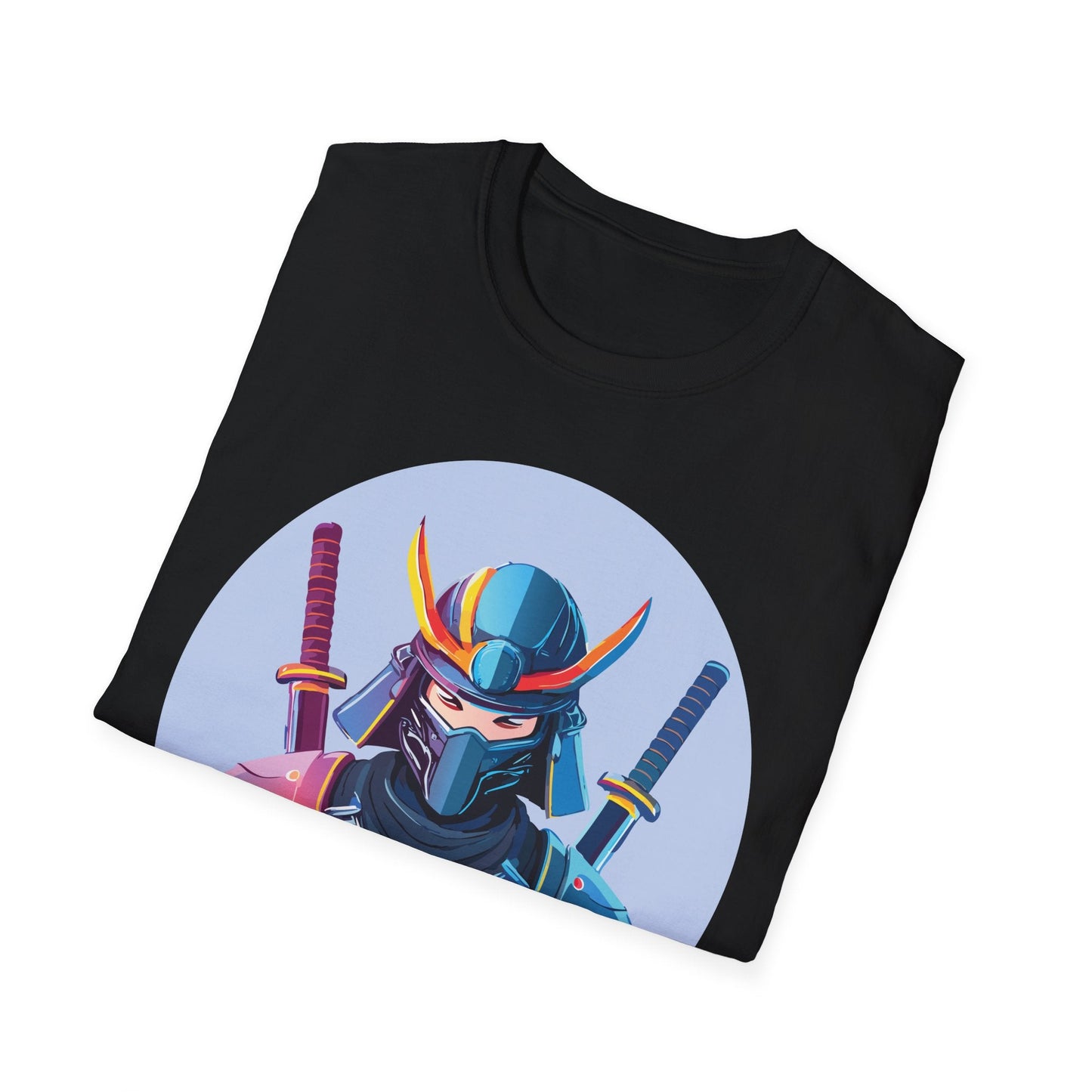Samurai T Shirt Unisex Softstyle Gildan 64000 Breathable Cotton Tee For Everyday Wear